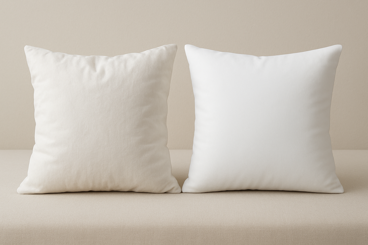 Down vs Synthetic Cushions