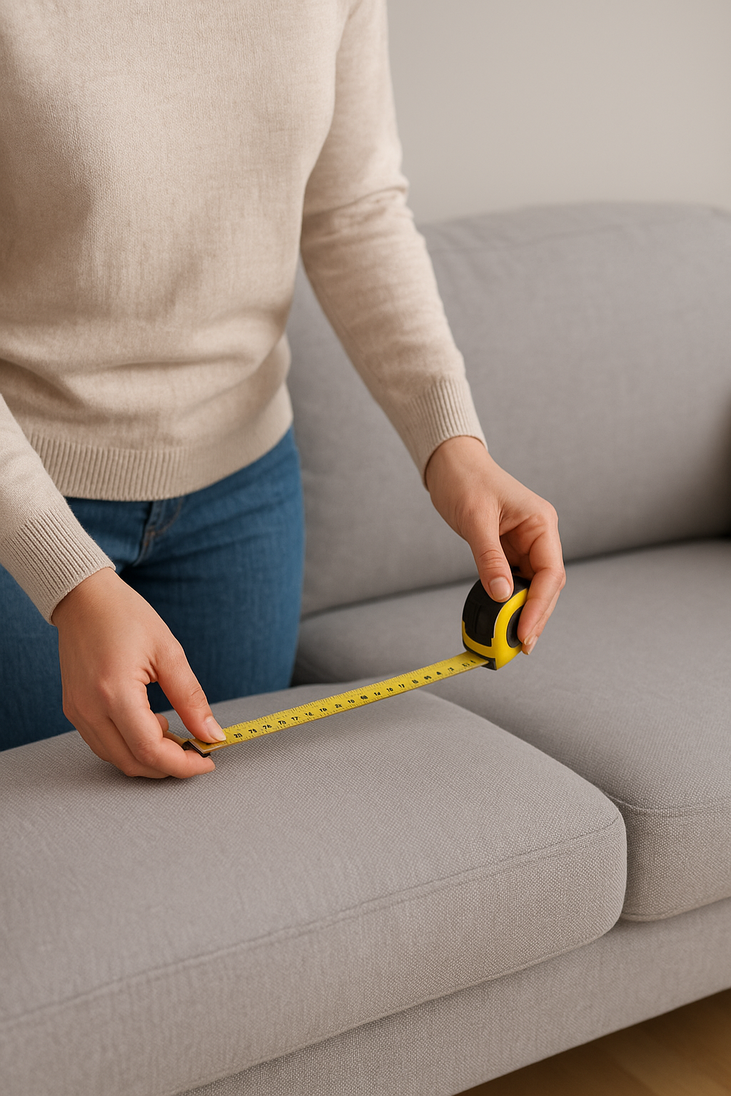 Measuring Sofa Cushion